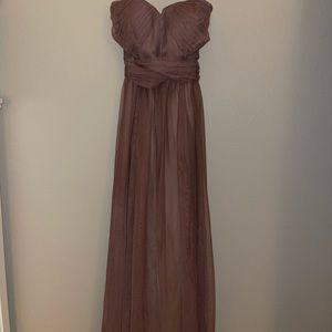 BIRDY GREY CHRISTINA CONVERTIBLE DRESS TULLE SANDY MAUVE